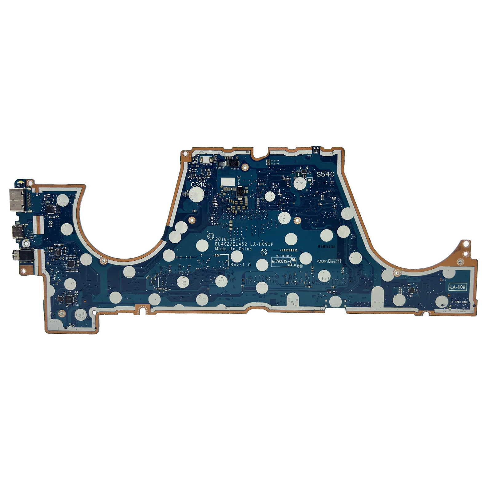 Untuk Lenovo IdeaPad C340-14API / FLEX-14API S540-14API Papan Utama LA-H091P R3/R5/R7 CPU RAM 4G 100% Tes Bekerja Ideapad