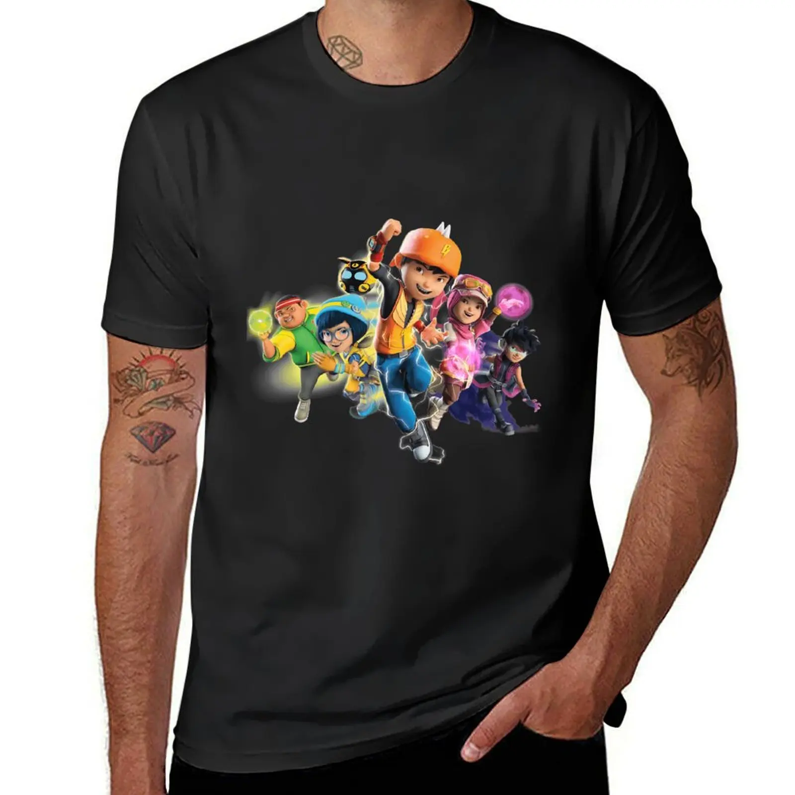 

BoBoiBoy friends – Squad bo boi boy T-Shirt Louboutins man t shirt anime tshirt mens graphic t-shirts hip hop