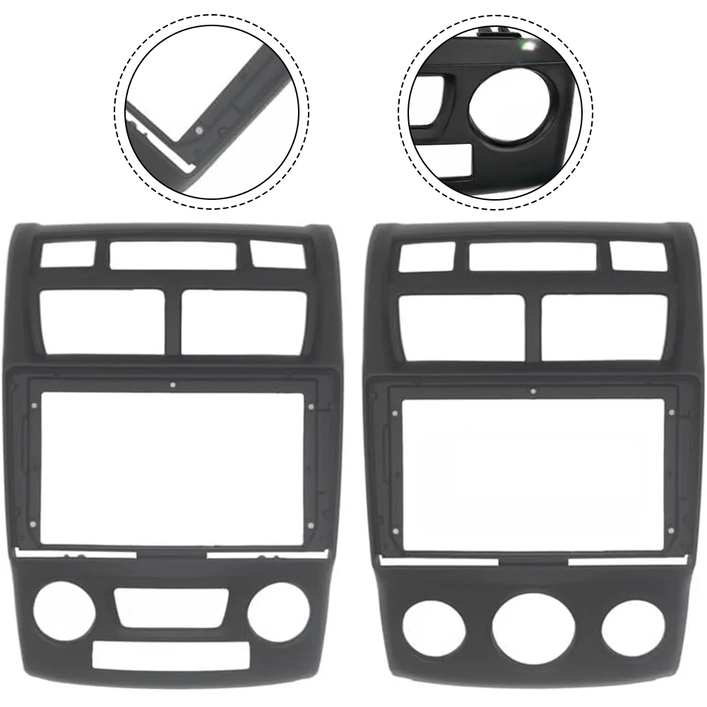 

9 Inch 2 DIN Car Radio Audio Faceplate Panel Frame Radio Panel Dash Frame Installa Fascias For Kia For Sportage 2005-2010