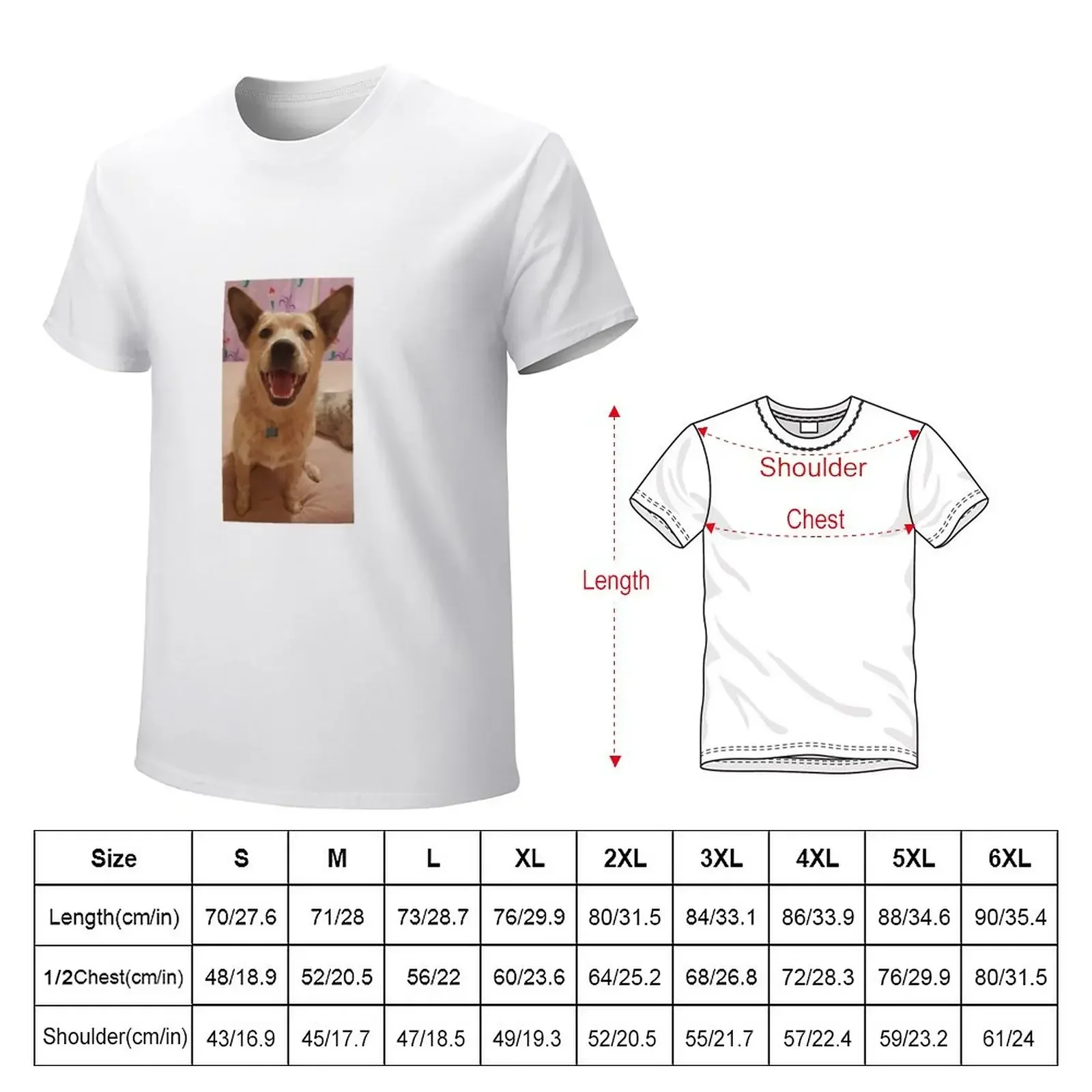 Oli the Red Heeler T-Shirt blacks summer tops sports fans mens t shirts