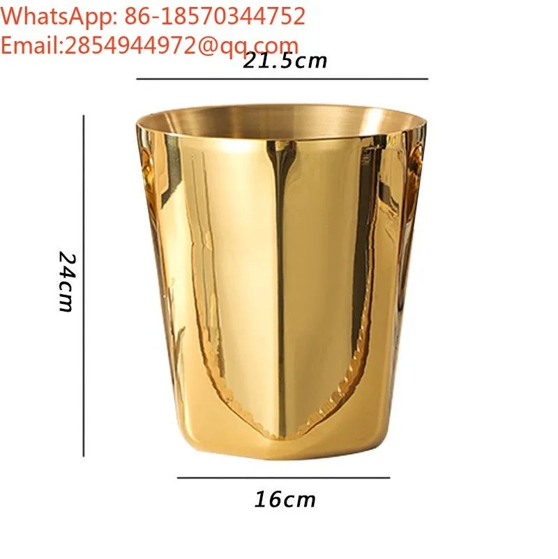 Thickened Stainless Steel Champagne Bucket with Stand, Bar Red Wine, Beer, Ice Bucket Set