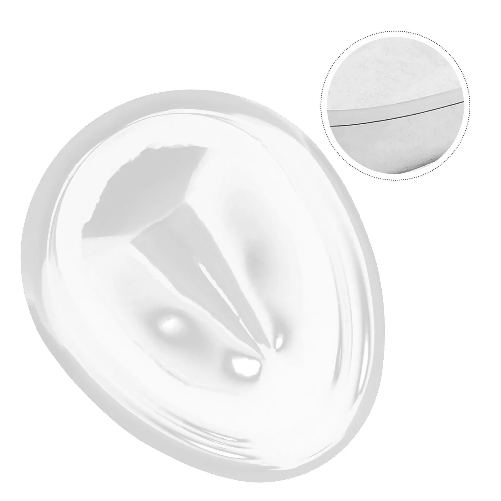 4 قطع غطاء صغير لـ Bjd نمط فريد من نوعه على شكل بيضة قناع حماية متين قناع بلاستيكي غطاء وجه DIY Face Craft