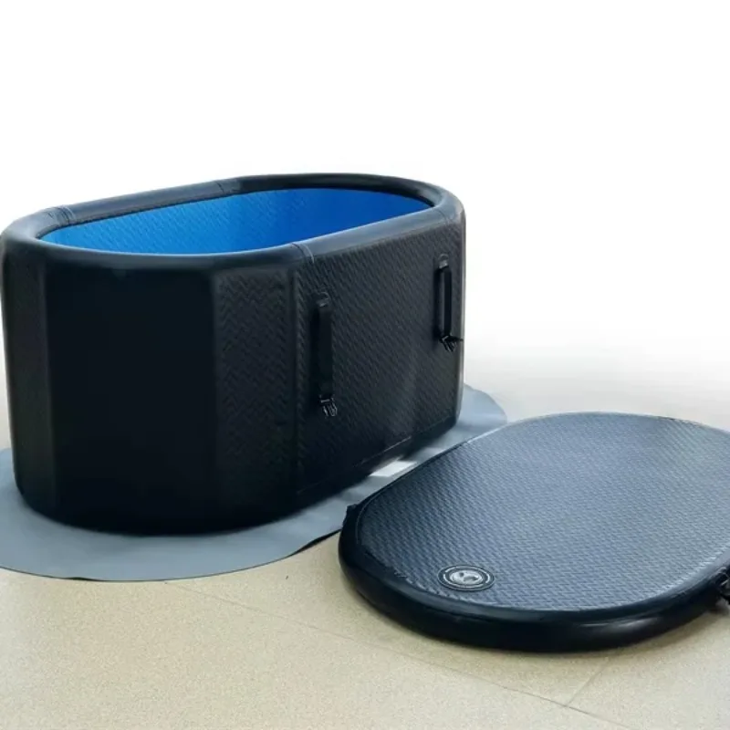 

Inflatable 10cm Thickness Ice Bath Cover Portable Plunge Tub For Cold Water Therapy Training Soaking & Ice Bucket