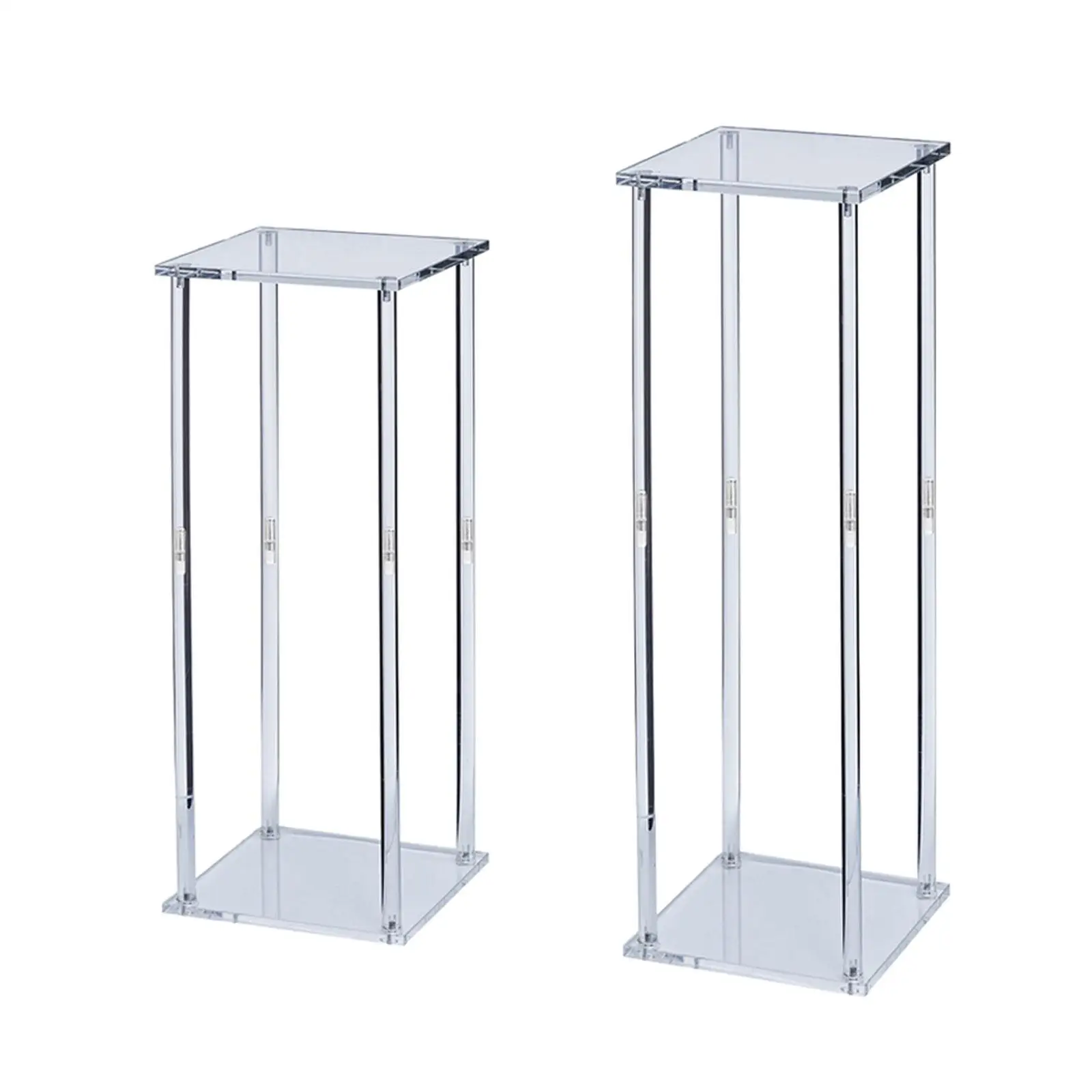 

Acrylic Vase Wedding Centerpieces Geometric Display Stands Decorative Modern Clear Tall Flower Vases for Party Table Decoration