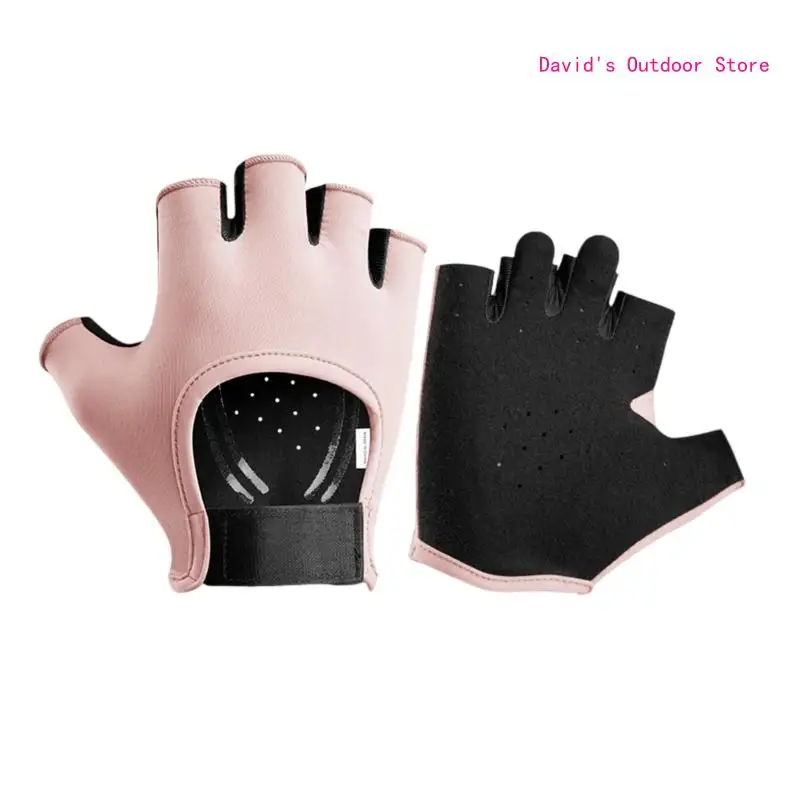 

Nonslip Breathable Sports Glove Half Finger Fitness Glove Fingerless Cycling Glove for Weight Liftings, Training X3UA