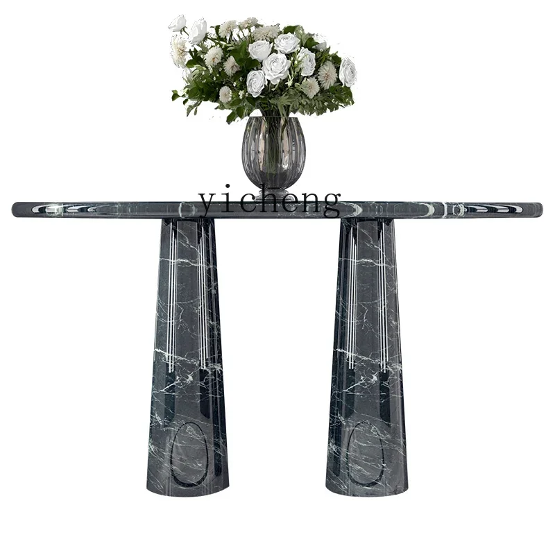 D27 Marble Entrance Key Storage Ornament Decorative Painting Front Door Storage Partition Entrance Cabinet