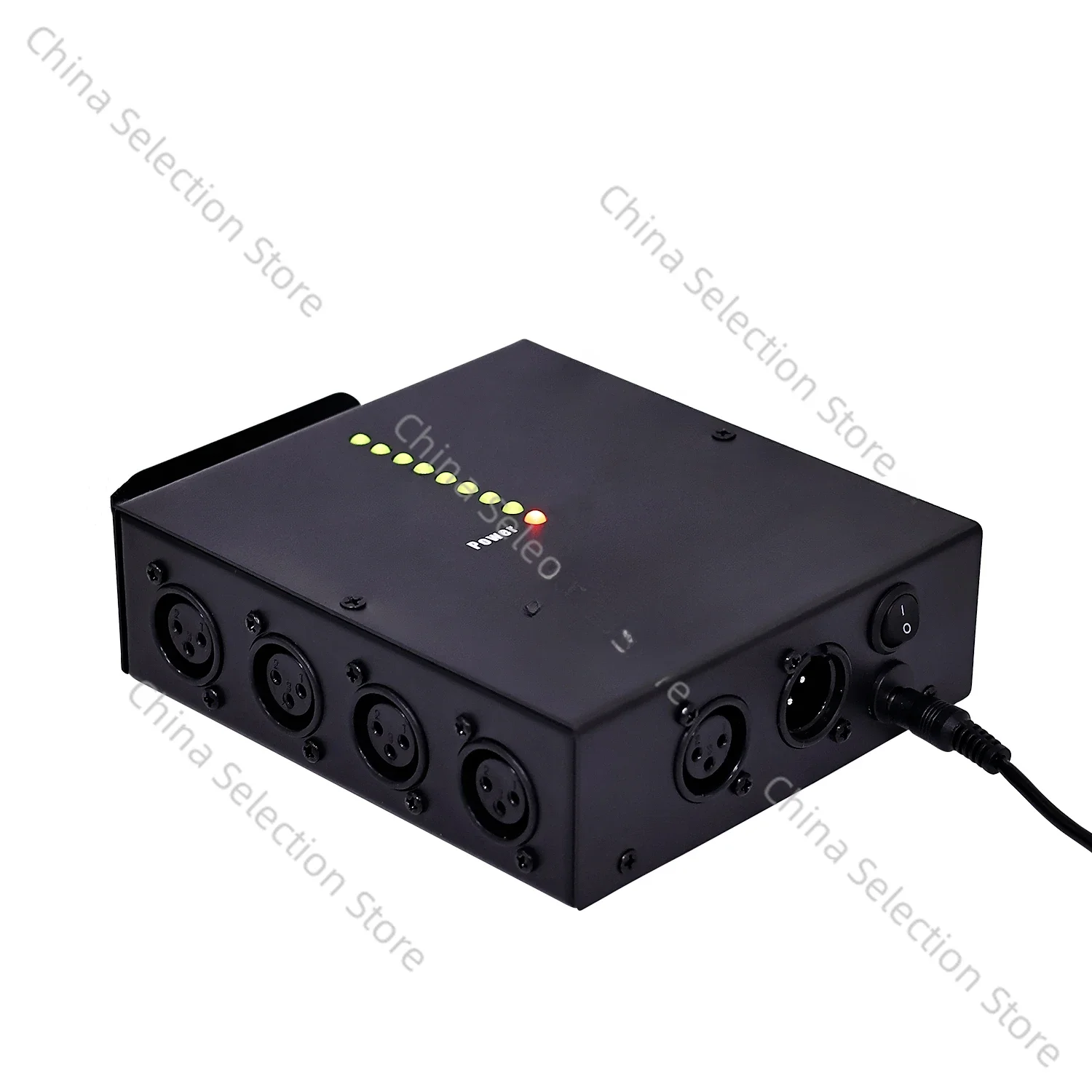 8 Way Isolated DMX Splitter - 8 Branch Universal Splitter Amplifier Distributor 3Pin Outputs for DMX Signals.