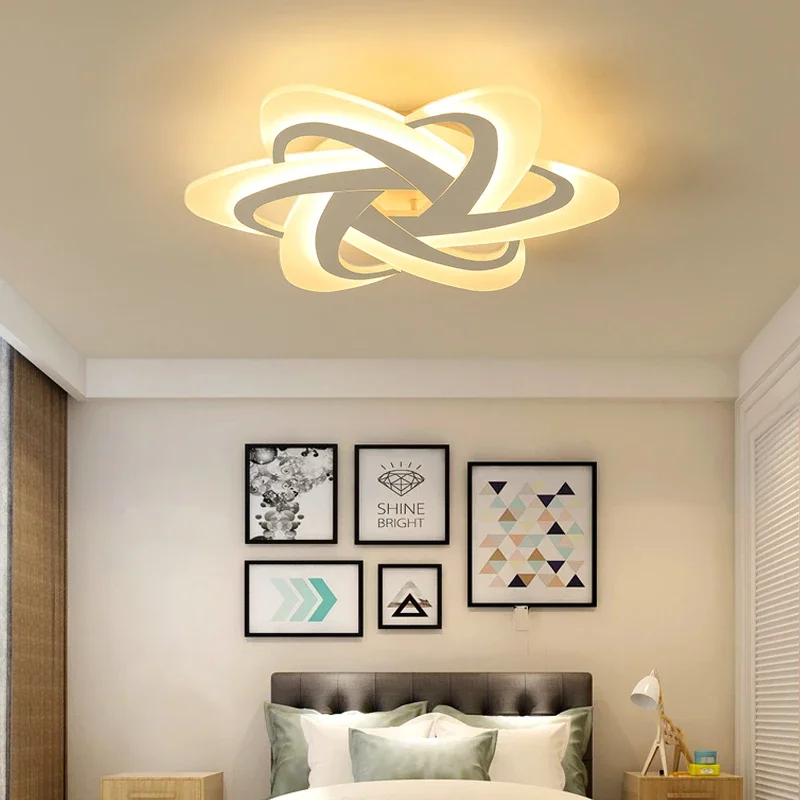 

Acrylic LED Ceiling Lights Lampara De Techo Moderna Modern for Bedroom Study Room Cocina Lamp Fixtures