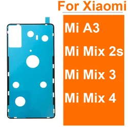 Hinten Batterie Abdeckung Kleber Für Xiaomi Mi Mix 2s Mix 3 Mix 4 Mi A3 Zurück Gehäuse Tür Aufkleber band Ersatz Teile