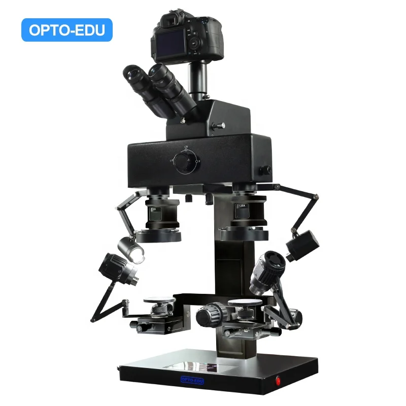 OPTO-EDU A18.1831 3.2~288x Binocular Step Zoom Forensic Microscope