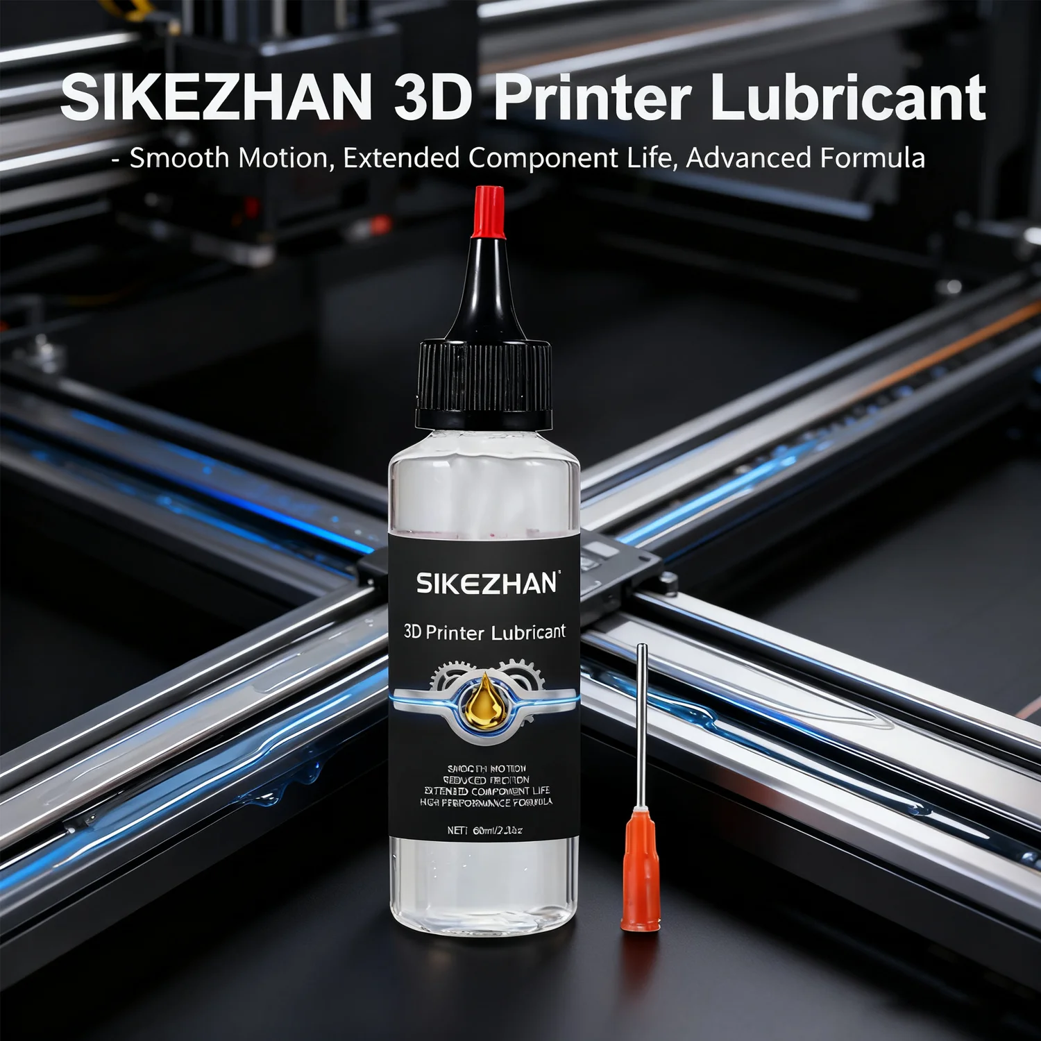 

Industrial-Grade 3D/CNC Precision Lubricant: High-Efficiency Long-Last Anti-Wear & Noise Reduction, Extends Life