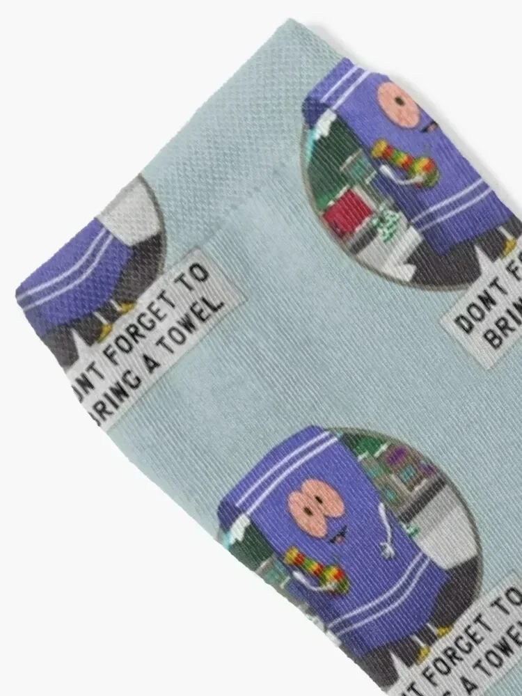 Towelie Don't gorget to bring with a Socks new year Antiskid soccer colored Stockings Men's Socks Women's