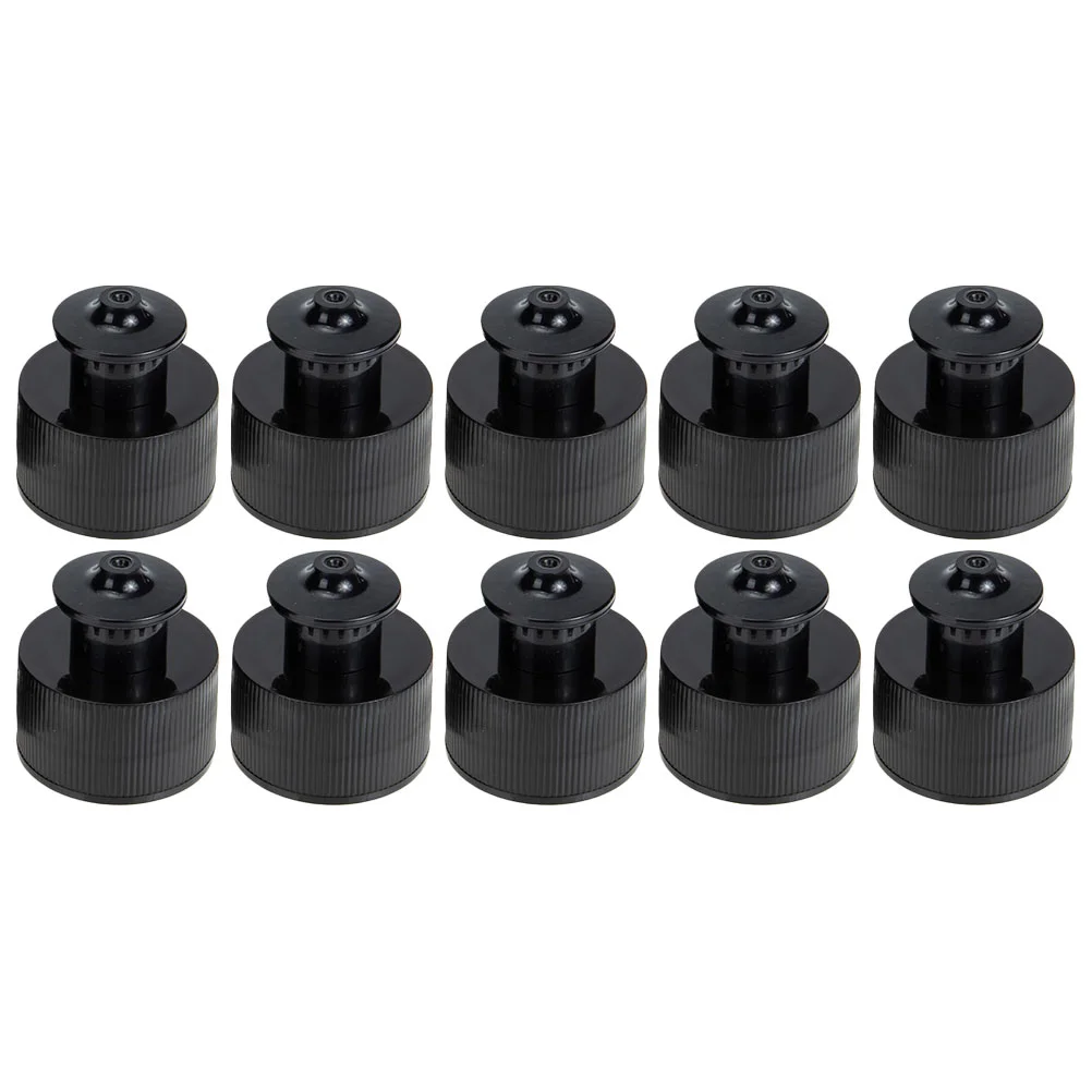 10 Pcs Sports Bottle Replacement Caps Beverage Leakage-proof Tops Push Pull For Bottles Lid