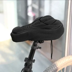 Soft 3D padded bicycle seal seat cover, sponge foam pillow, comfortable saddles, mtb accessories, MAT cycling 11 Main Sales Bike Seats - №4