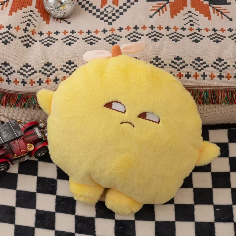 50cm Kawaii Lemon Throw Pillow TV Serie With The Best-selling Yellow Squint Eyes Soft Lemon Plush Doll Pillow Decoration Bedroom