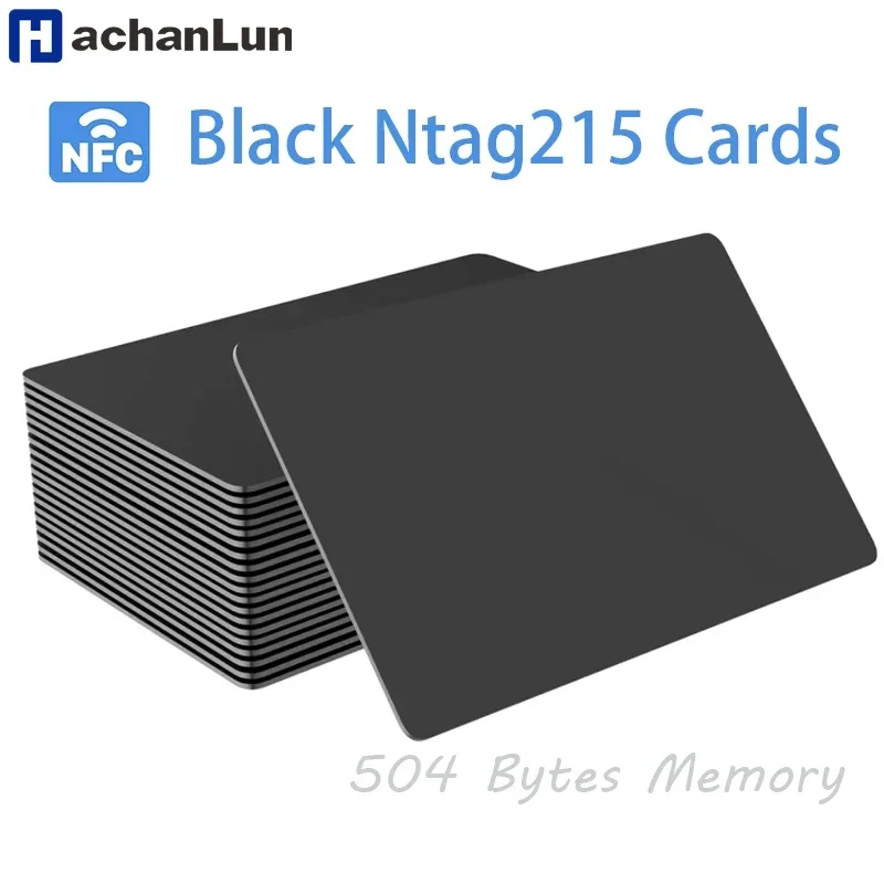 hachanlun-cartoes-nfc-regravaveis-etiquetas-nfc-pretas-cartao-de-visita-nfc-215-cartoes-ntag215-cartoes-nfc-em-branco-regravaveis-504-bytes