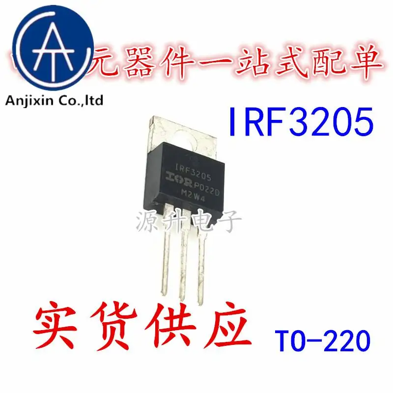 20 шт. 100% оригинальный новый IRF3205PBF IRF3205 полевой эффект, МОП-трубчатый инвертор, N-канал TO-220