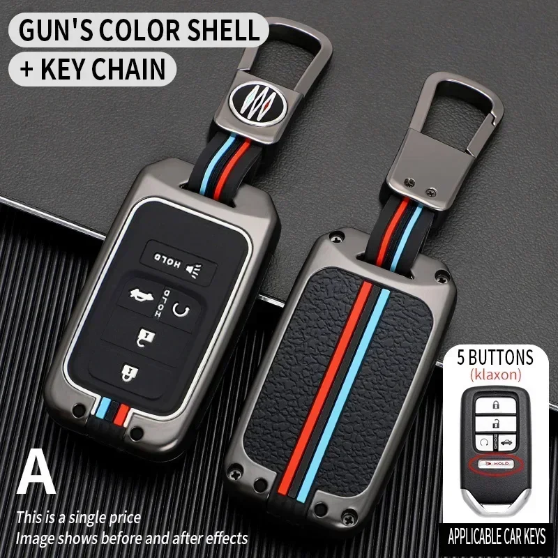 

Car Remote Key Case Cover For Honda CRV CR-V Fit Civic Accord HR-V HRV City Odyssey XR-V Shell Holder Protector