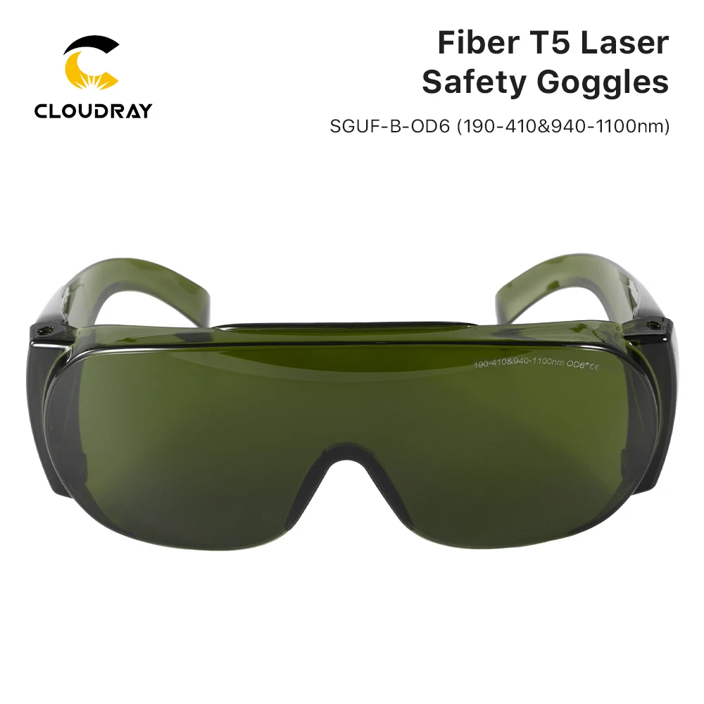 Cloudray 1064nm Protective Goggles Style B Laser Safety Goggles 940-1100nm OD6+ CE For Fiber Laser