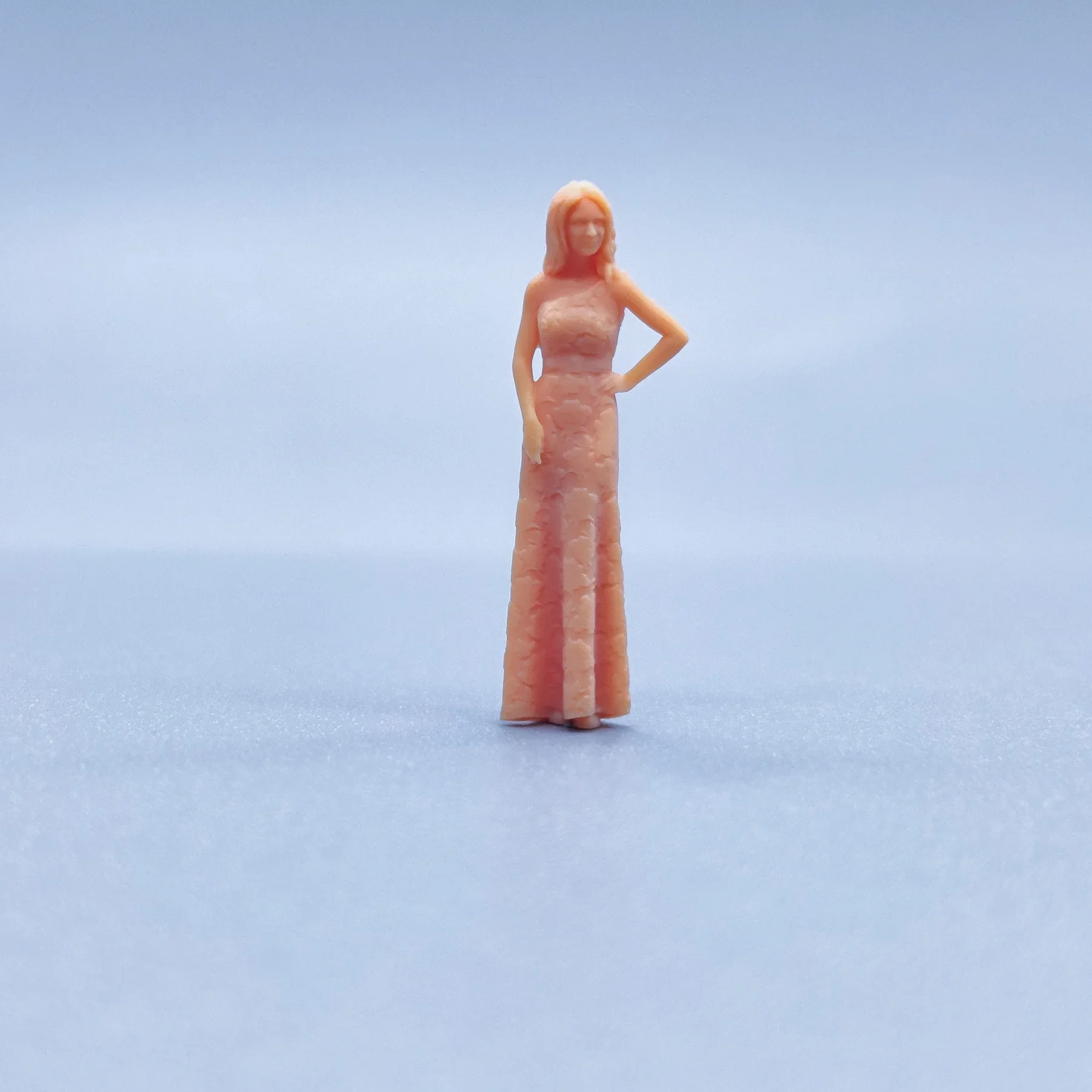 Figuren Maßstab Modell Harz Frauen stehen im Abendkleid ungefärbte Miniaturen Diorama hand bemalt v202
