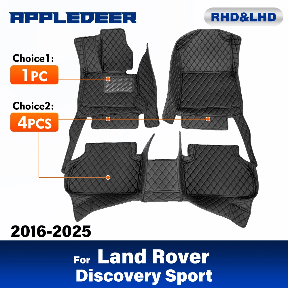 

Car Floor Mats For Land Rover Discovery Sport Five Seats 2016-2025 17 18 19 Custom Foot Pads Carpet Cover Interior Accessories