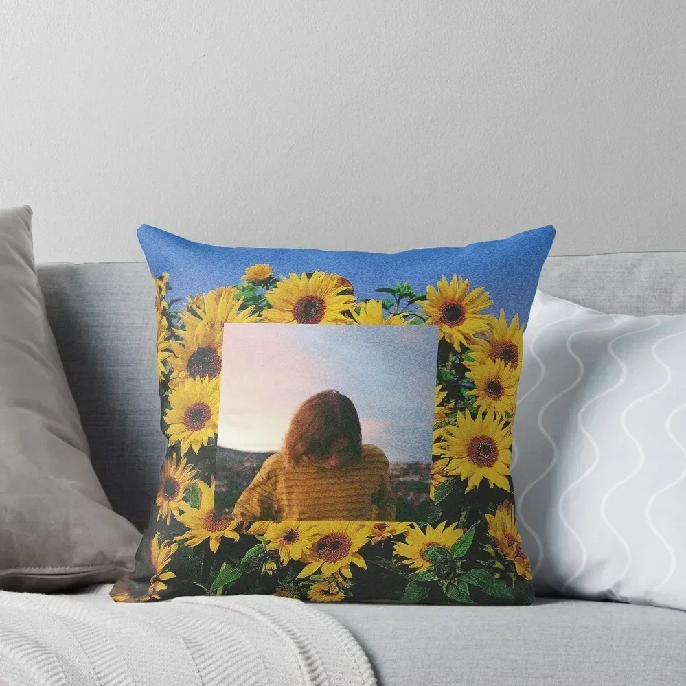 Girl in Red Summer Depression Throw Pillow Cushions Cover sleeping pillows pillow