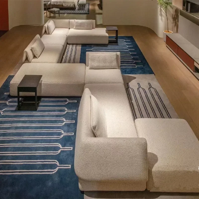 Sofa Italian Living Room Internet Celebrity Natasha Fabric Circle Yarn Colorful Cake Candy Sofa