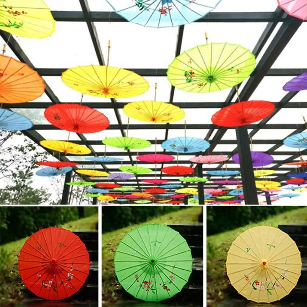 Chinese Antique Style Oiled Paper Umbrella 10 Colors Costumes Photography Umbrella Dance Performance Umbrella Dance Performance