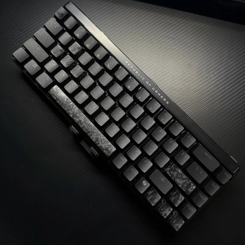 단조 카본 파이버 키캡 OEM 높이 Wooting60/Rog 마그네틱 스위치/기계식 키보드 커스터마이징 개조 액세서리