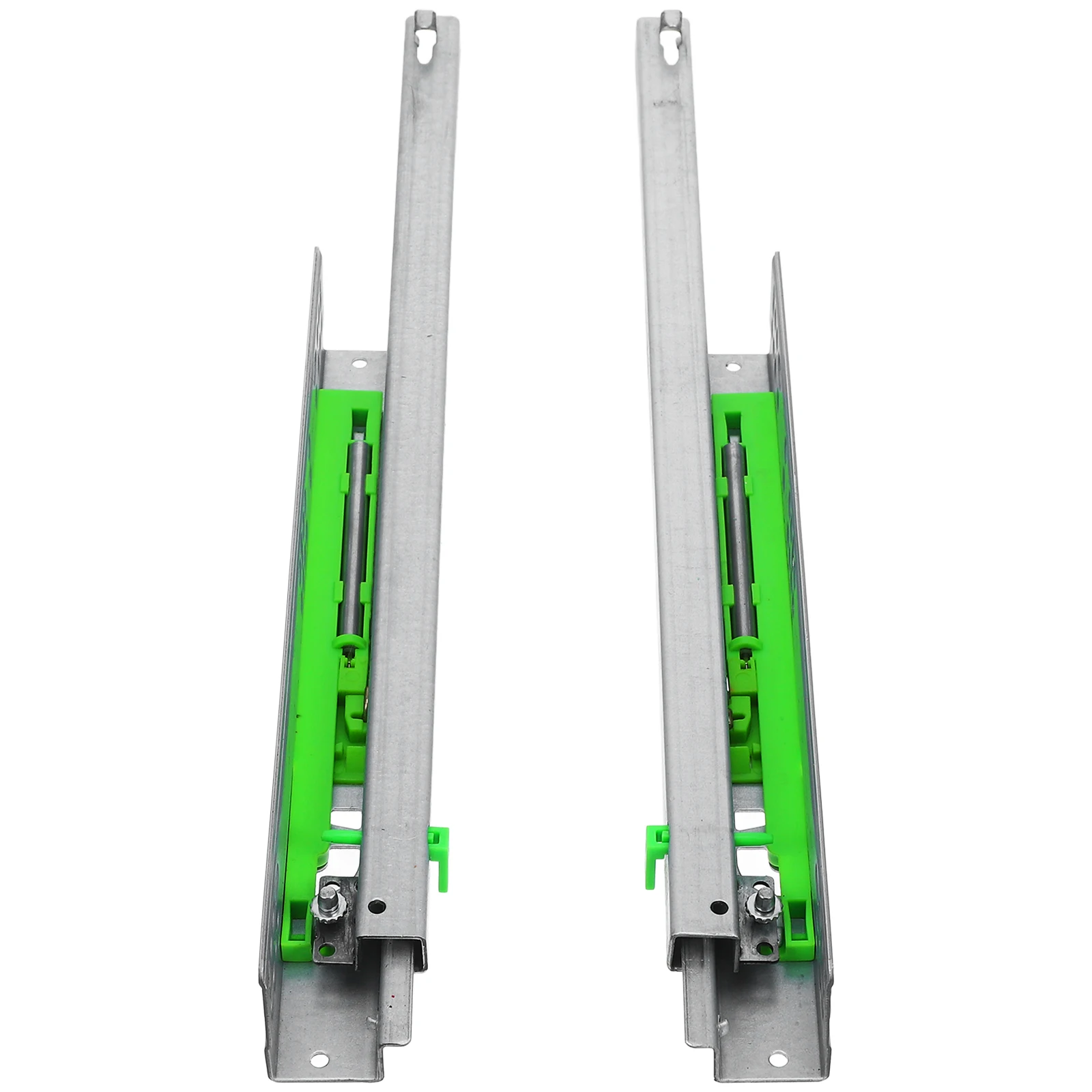 

1 Pair Silent Drawer Slides Metal Slide Rails Full Extension Heavy Duty Household Glides Smooth Bearing Detachable For Small