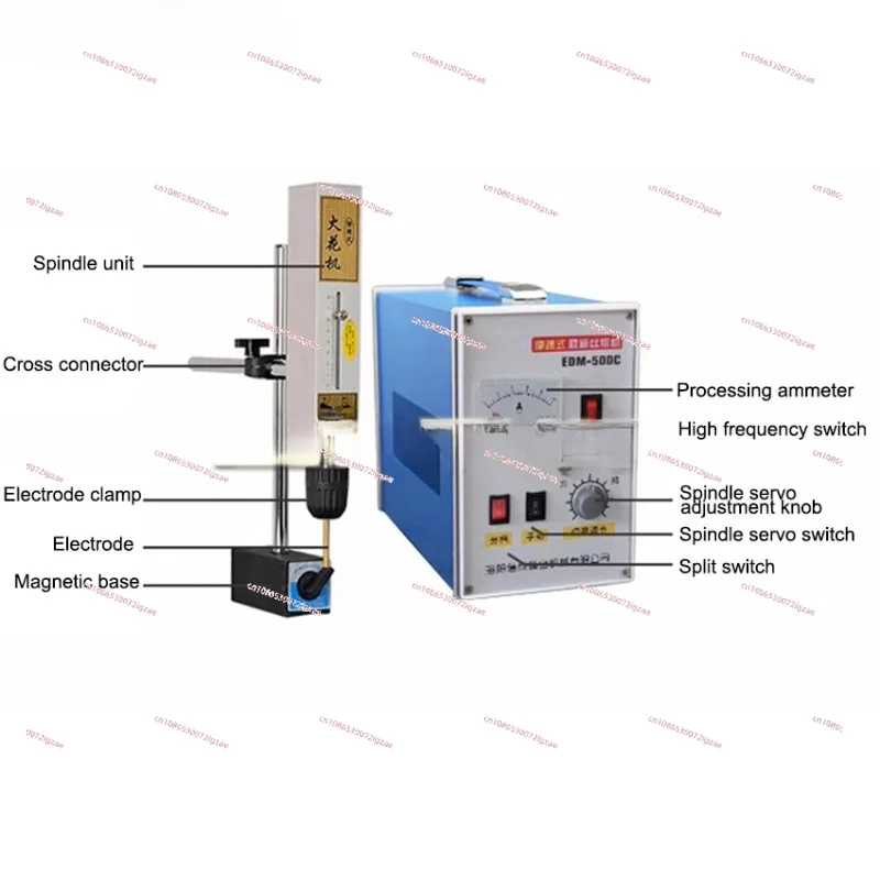 High quality EDM Machine Thread Tap Removal Tap Breaking 220V 500W EDM-500C Portable Spark Cutting Tap High Requency