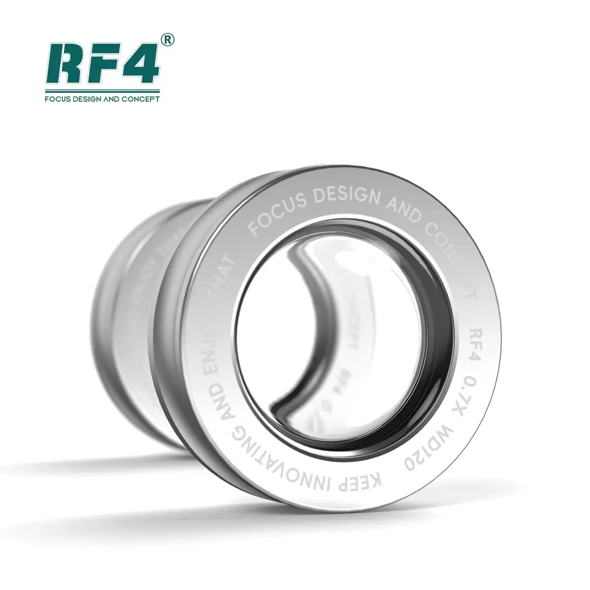 Lente de objeto auxiliar rf4 wd165 0,5x 0,7x, lente de câmera para