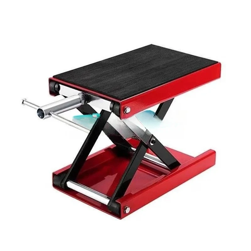 

Motorcycle Car Lift Manual Elevator Motorcycle Lift Scissor Lift Heavy Duty 1500Lbs CE Certified In Stock for Garage Repair Shop