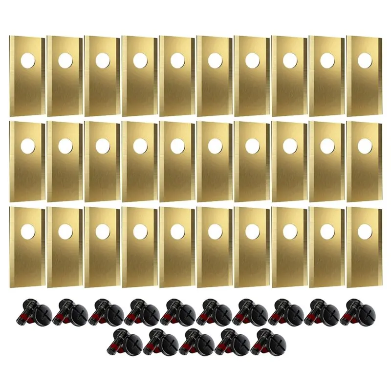 Picture 6: A20F-60Pcs Replacement Blades With Screws For Sunseeker Smart Lawn Mower Blades Replacement Robotic Lawnmower Blades