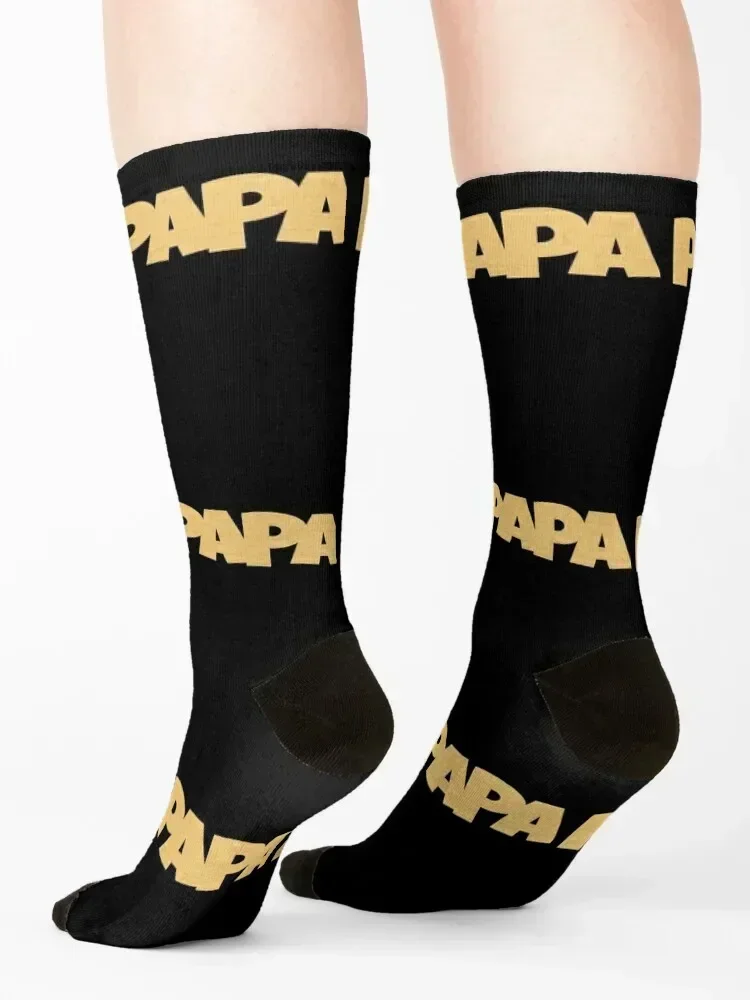 Papa - Father - Grandfather Socks Rugby Antiskid soccer halloween designer brand Socks Women Men's
