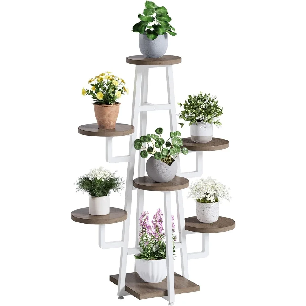 

Plant Stand Indoor, Tall Plant Shelf Corner Plants Pots Holder Rack Flower Stand for Living Room Balcony Garden, Plant Shelves