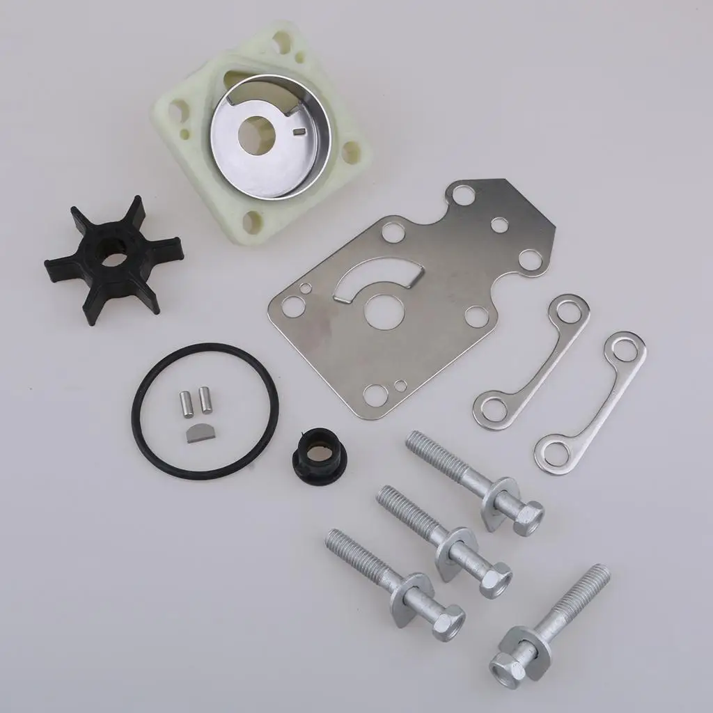 

Boat Water Pump Impeller Repair Kit for Yamaha F15-F20 Outboard Pump 6AH-W0078-00-00 Higher Flow Rates & Cooling Flow