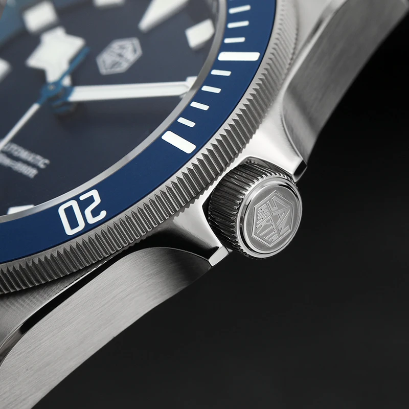 San Martin New SN0121TE Titanium Diving Watch ST2130 Automatic Movement Watch Waterproof 300m Watch Watches for Men