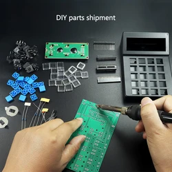 LCD1062 Calculator electronic production DIY kit for College High School STEM Learn Soldering Assembly practice