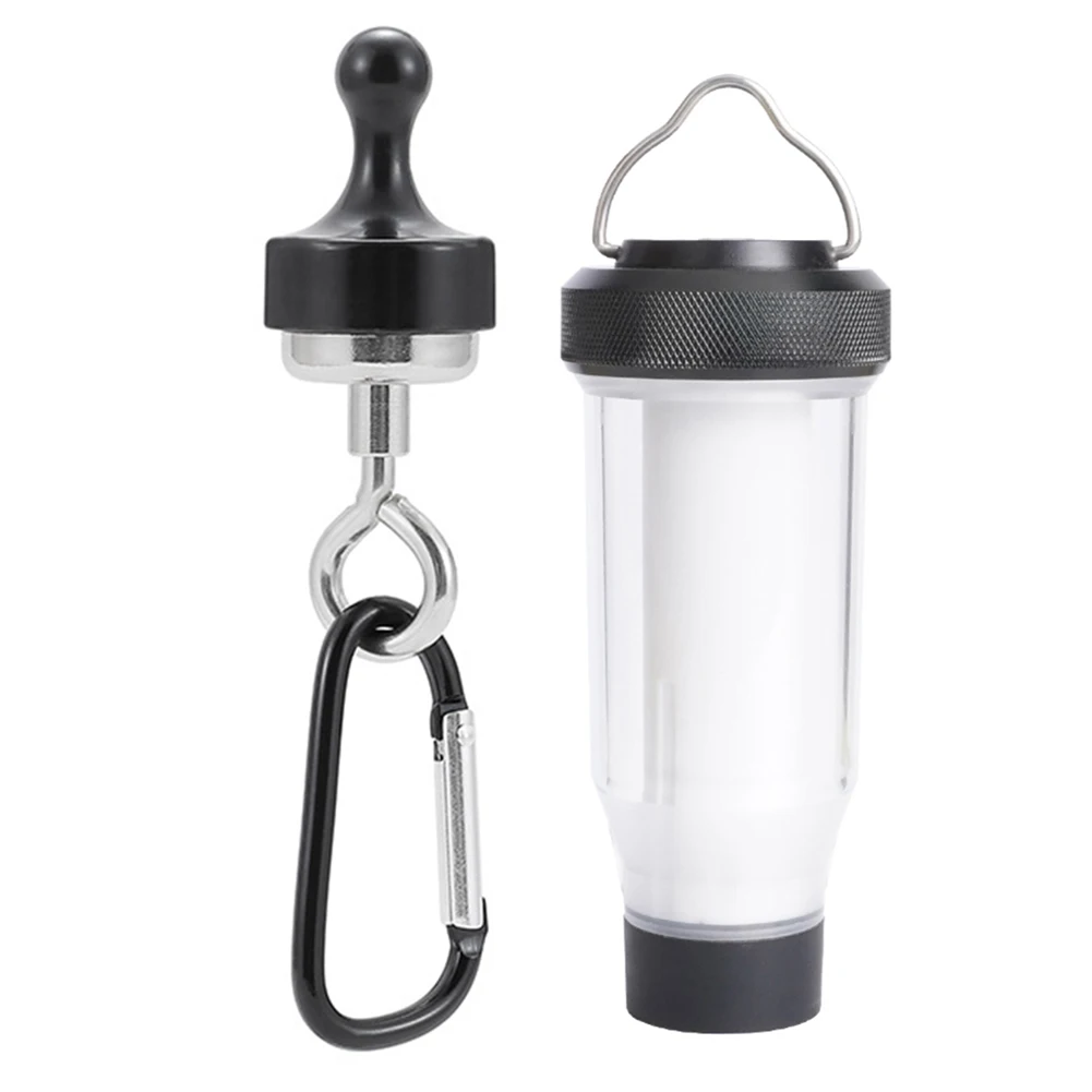 

Кемпинговый фонарь с магнитным карабином, аварийная лампа, водонепроницаемая (IPX4), 2 режима освещения, 5 часов работы от батареи