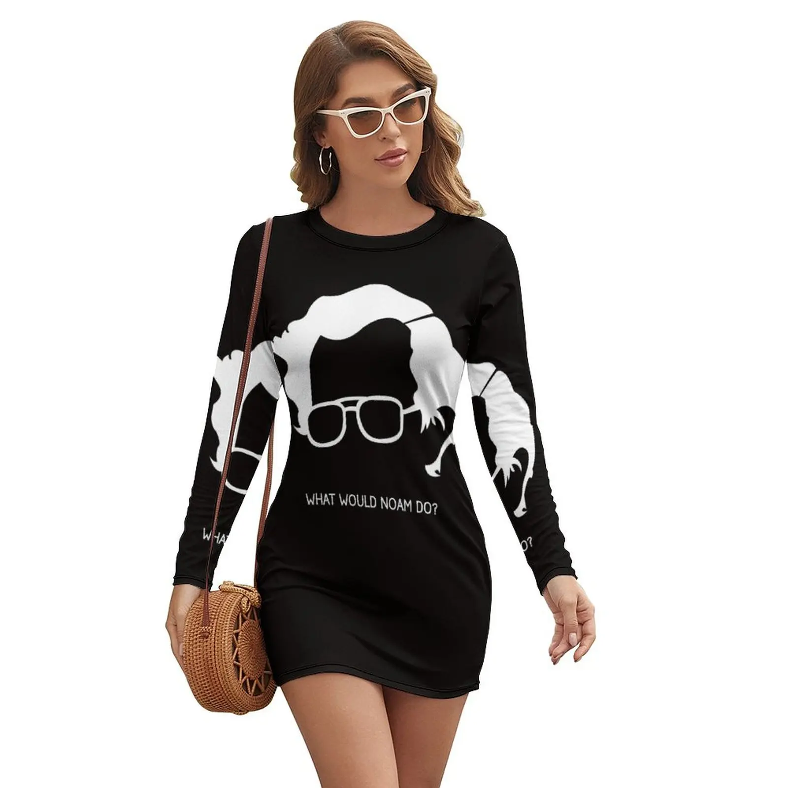 Noam Chomsky Classic T-Shirt Long-sleeved Dress dresses with long sleeves summer dress luxury woman evening dress