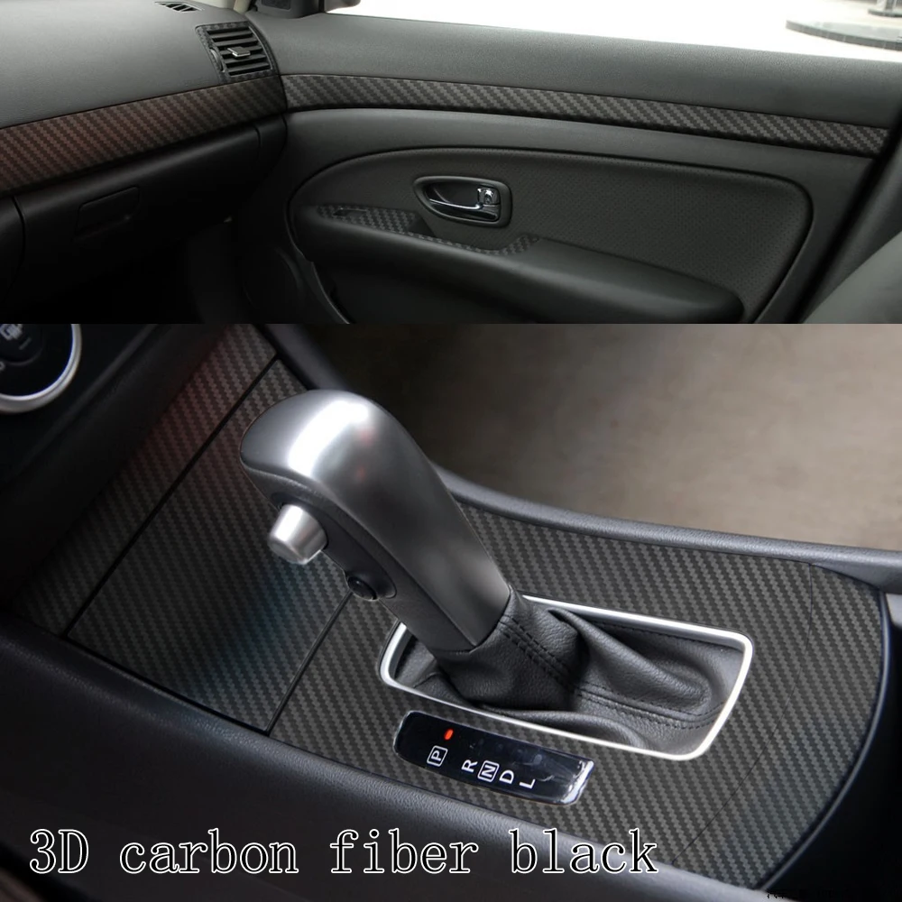 

Carbon Fiber for Nissan Sylphy 2008-2012 Car Film Interior Stickers Center Console Gear Dashboard Air Door Handle Lift Panel