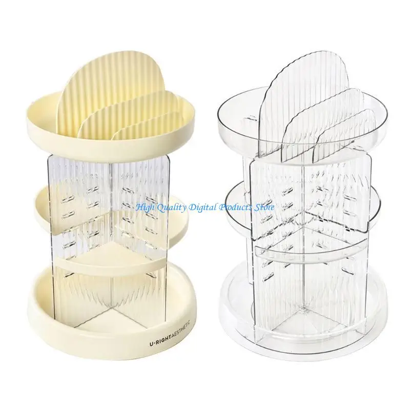 

U2JE 360 Rotating Makeup Multi-Layer Beauty Cosmetic Storage Rack