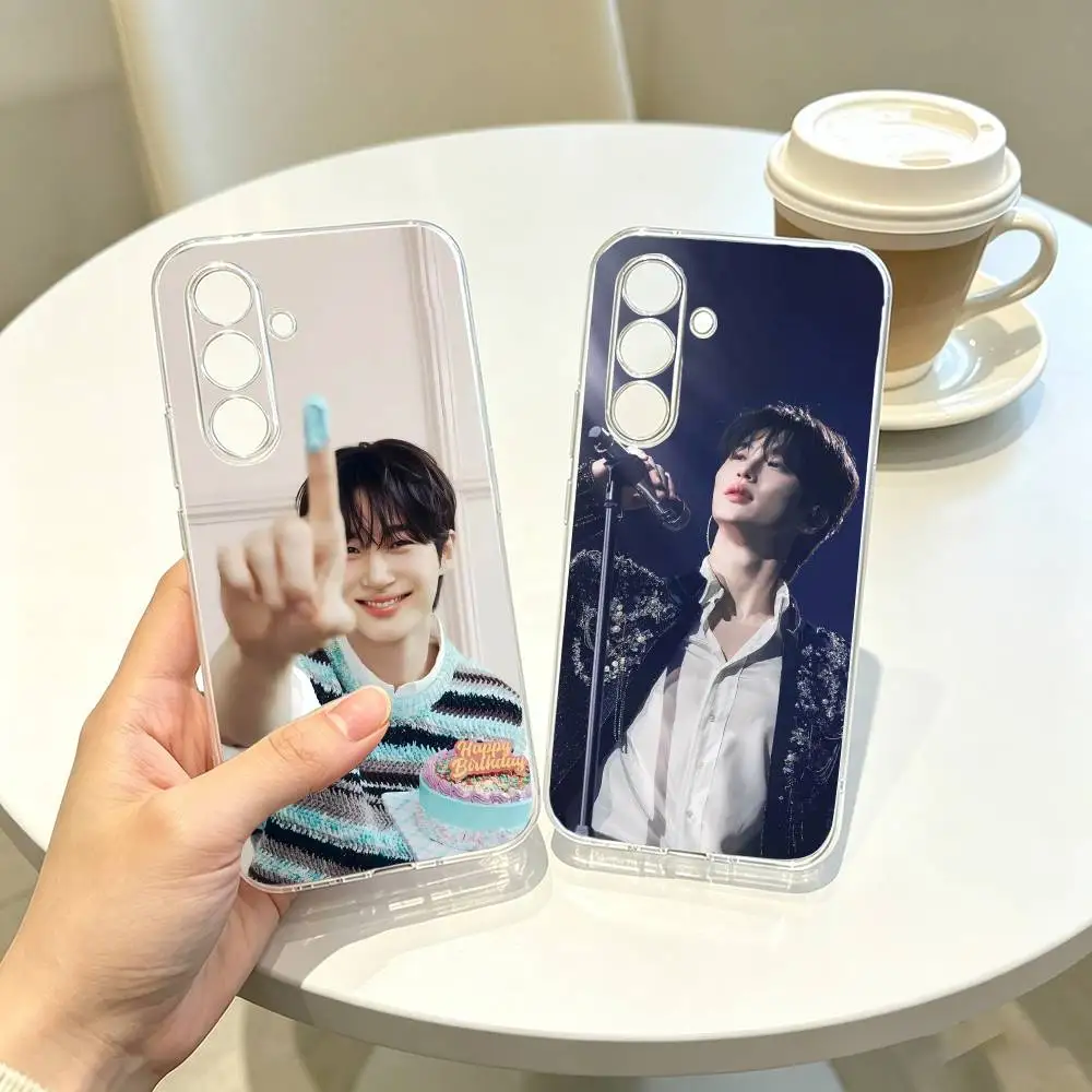 

Byeon Woo seok Korean Actor Phone Case For SamsungA10,12,20,21S,30,31,40,50,51,52,70,71 Transparent Cover