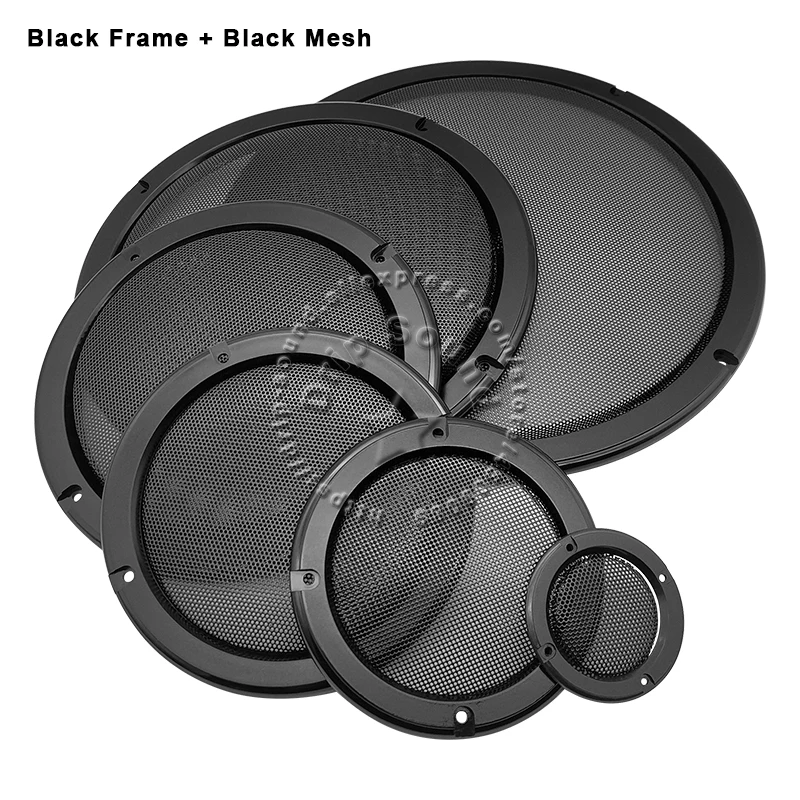 1Pcs For 2"/4"/5"/6.5"/8"/10" Inch Speaker Conversion Net Cover Car Audio Decorative Circle Metal Mesh Grille 01A