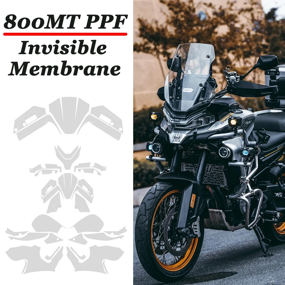 

Для CFMOTO 800MT PPF Kit Защитная пленка для краски 800 MT TPU Защитная пленка против царапин 2023-2024