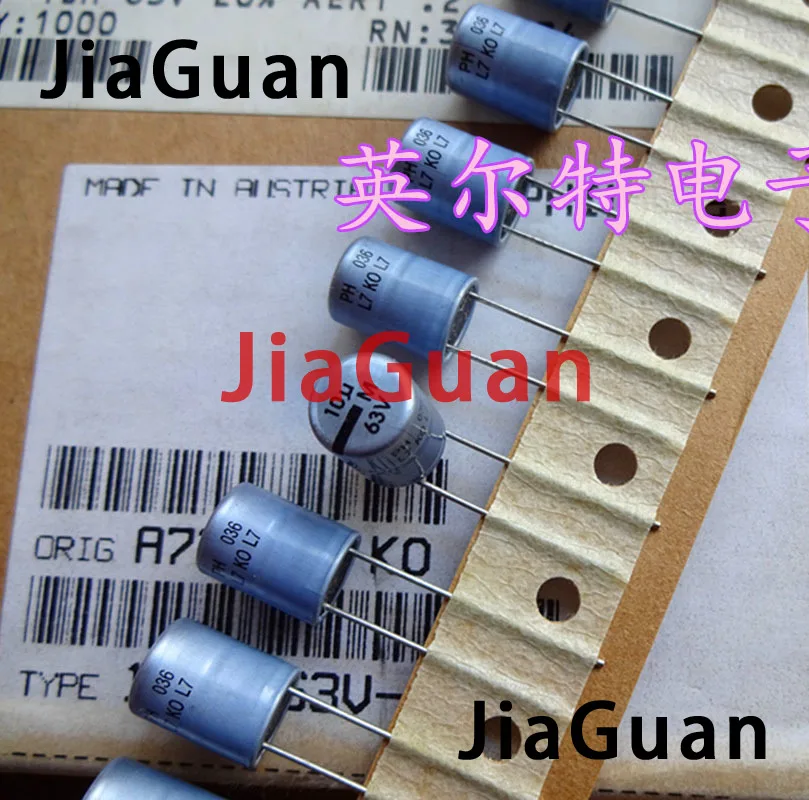 20PCS NEW VISHAY BC PH 036 KO 10UF 63V 10UF/63V water blue silver aluminum shell audio PH 116 63V10UF KO036 63V 10UF