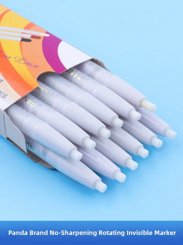قلم طباشير غير مرئي عالي الحرارة من ماركة فانيسينج باندا، أداة رسم خطوط دوارة بدون شحذ، مثالية للخياطة المنزلية والأعمال اليد... #2
