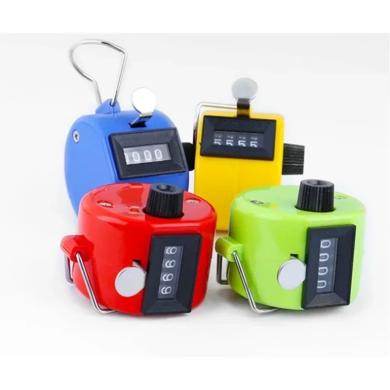 Clicker manuale Conteggio manuale Tally Clicker, contatore digitale, contatori numeri a 4 cifre, timer, contatore calcio golf