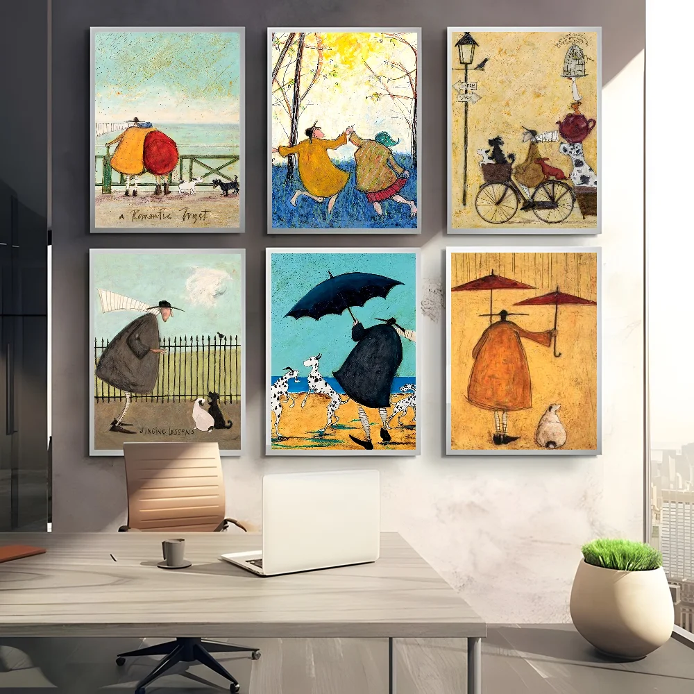 1PC S-Sam T-Toft Art Poster Mu - Home Decor Living Room Ideas ulasan dan harga